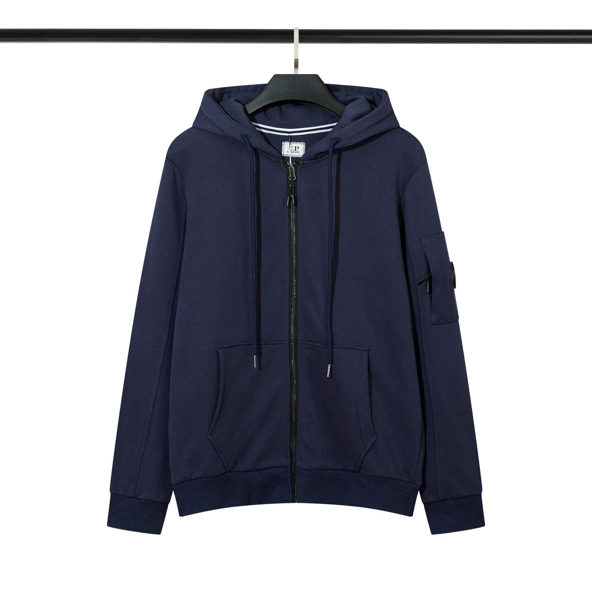 04- Hoodie navy blue (zipper)