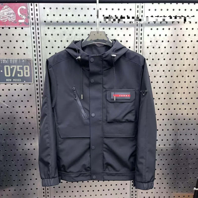 防风衣字母标+袖标 黑